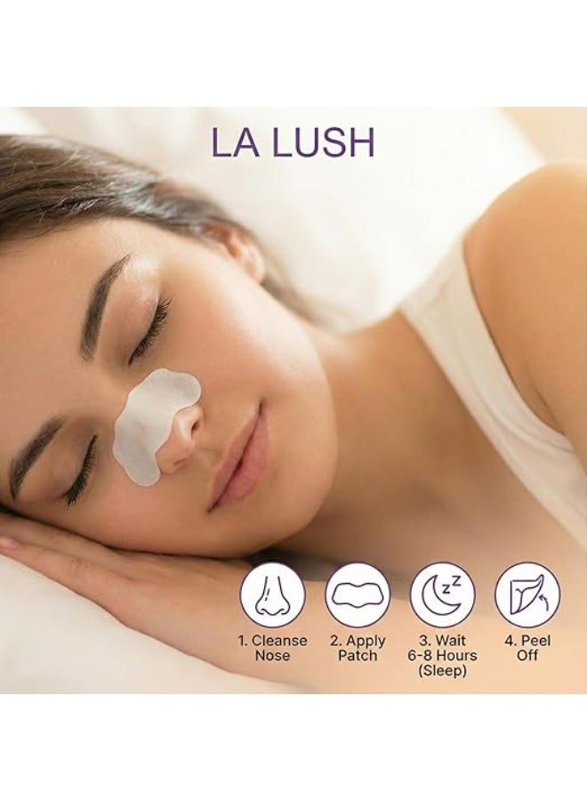 LA LUSH Pack of 30 Nose Strips Blackhead Remover, Nose Pore Strips, Nose Pore Patches, Blackheads Removal, Pore Strips for Deep Cleansing, Hydrocolloid Nose Blackhead Strip, Oil Absorbing, Vegan Skin Care - Image 4